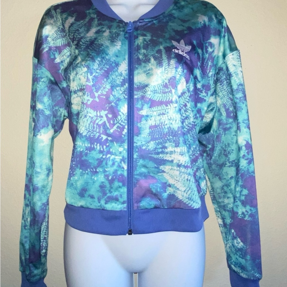 Adidas Women’s Blue/Purple Bomber Jacket NWT